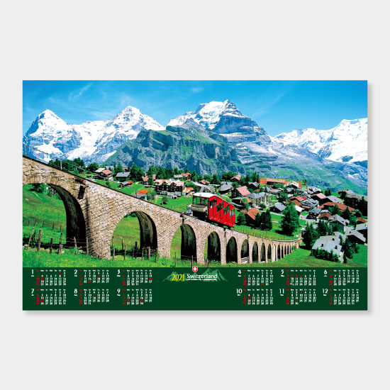 スイス風景・ラウターブルンネン(不織布) FU-22 FU-22