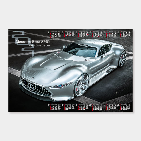メタリック・メルセデスベンツAMG Vision Gran Turismo(アルミ) FU-34 FU-34