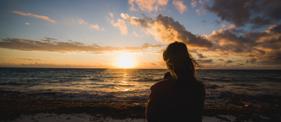初日の出を拝む